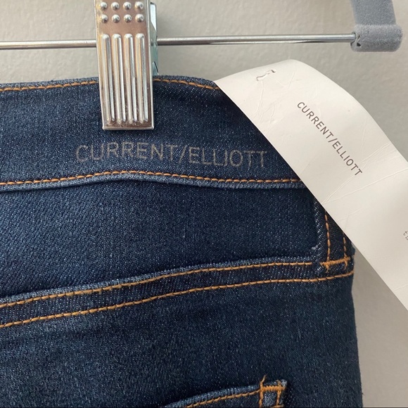 Current/Elliott High Waist Stiletto Striped Jeans - Picture 7 of 7